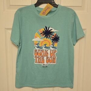 NWT Girls Blessed Girl Soak Up The Sun Tshirt Size M